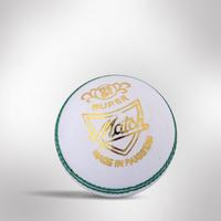 Super Match Cricket Ball - White (pack of 6 balls) Tajori