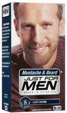 Just For Men Brush-In Color Mustache & Beard Gel Light Brown M-25 Tajori