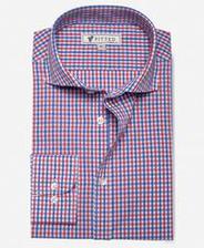 Fitted Most Wanted Red and white check shirt for Men (Regular Fit) Tajori