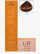 Schwarzkopf Igora Royal Fashion Light Hair Colour Gold Copper L-57 Tajori
