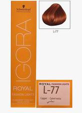 Schwarzkopf Igora Royal Fashion Light Hair Colour Copper L-77 Tajori