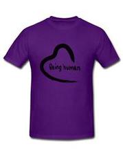 Purple have a good day print t-shirt for men Tajori