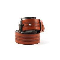 Brown Leather Belt for Men Tajori