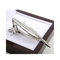 Feather Silver Tie Pin for Men Tajori