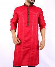 Red Front Embroidered Stylish Kurta ARK-835