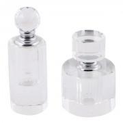 Set of 2-Crystal Perfume Bottles