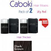 Caboki Hair Fiber 25g Dark Brown Pack of 2