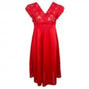 Floral Sleeping Suit-Red for Women