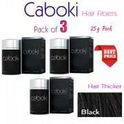 Caboki Hair Fiber Black 25g Pack of 3