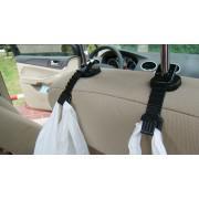 Pack of 4-Car Shopping Bag Holder Seat Hook Hanger