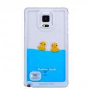 3D Duck Liquid Case for Samsung Galaxy Note 4 - Clear