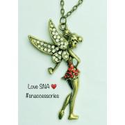 Fairy Big Pendant With Long Chain