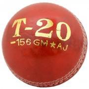 T20 Hard Ball (156g Corkball) - Red
