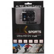 4K Water Proof WiFi Ultra-HD Sports Action Camera - Black