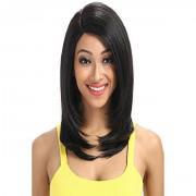 Layered Feather Cut Lace Front Wig-Black