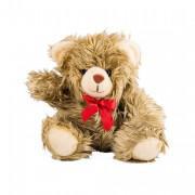 Cute Hairy Stuffed Teddy Bear  - Golden
