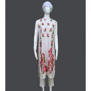 Cotton Lawn Embroidered Kurta For Women