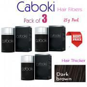Caboki Hair Fiber Dark Brown 25g Pack of 3